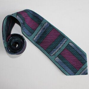 VINTAGE Pier Olivier Paris Tie 100%  Silk